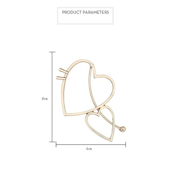 Heart earring - Picture 9 of 9